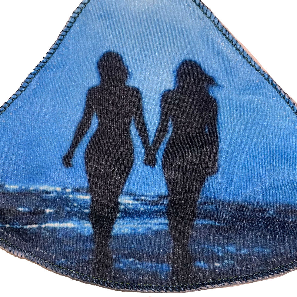 Thumbnail: "Born 2 sin, I am the evil twin" bikini top