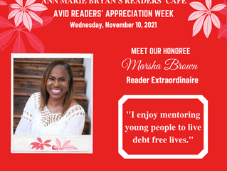 MEET READER EXTRAORDINAIRE: Marsha Brown