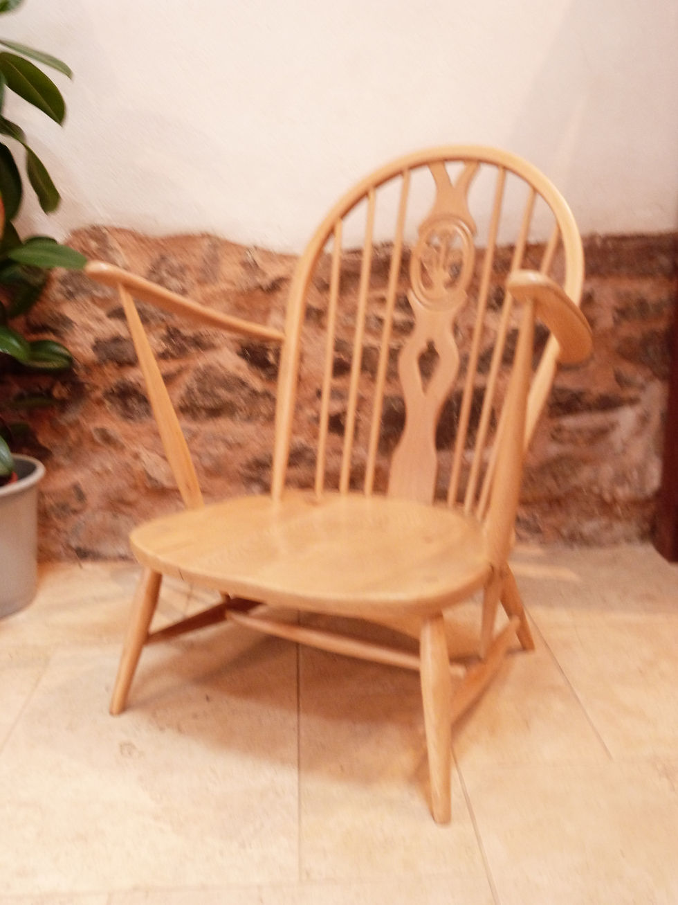 Thumbnail: Ercol 307 Fleur-de-Lis Tub Chair