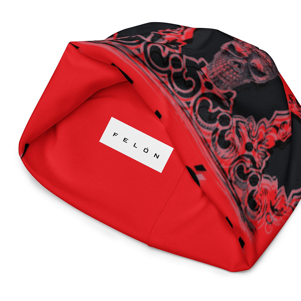 Thumbnail: Royal Crown Beanie in Running Red
