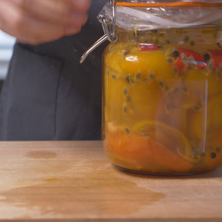 Habanero and Passion Fruit Fermented Hot sauce