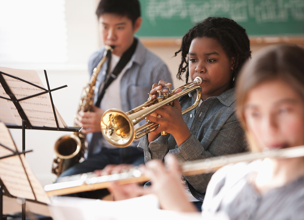 Students Playing Instruments