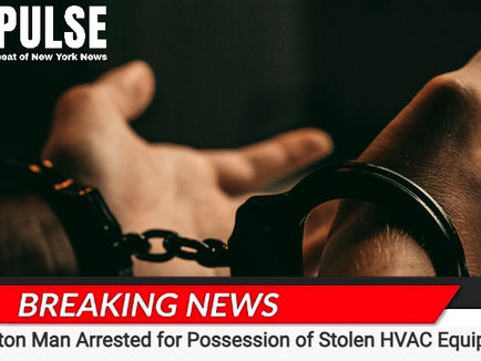 Charlton Man Arrested for Possession of Stolen HVAC Equipment
