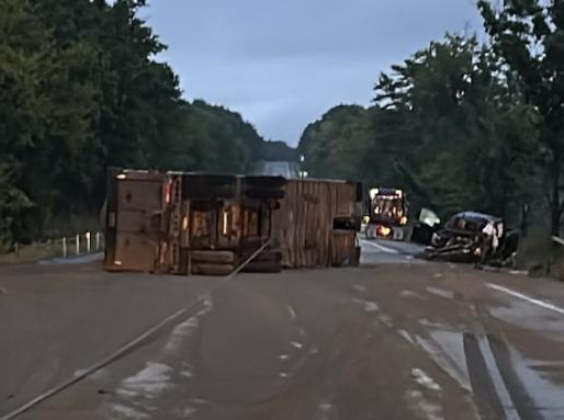 Overnight Crash Closes Portion of Northway in Queensbury