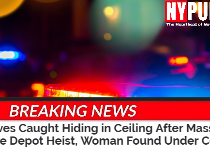 Thieves Caught Hiding in Ceiling After Massena Home Depot Heist, Woman Found Under Couch