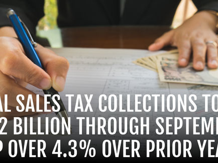 Local government sales tax collections totaled $18.2 billion from January to September 2025, an increase of 4.3% ($747 million) compared to the same period last year, according to the quarterly sales tax report released today by State Comptroller Thomas P. DiNapoli. Growth so far this year is higher than the 3.8% average growth rate seen from January to September for the 2010 to 2019 period of recovery and expansion following the Great Recession...