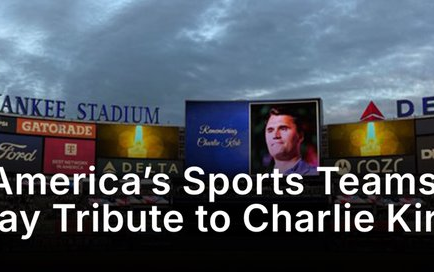 America’s Sports Teams Pay Tribute to Charlie Kirk