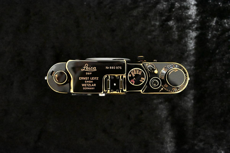 Miniature : Leica　Ⅲｇ　超光沢ブラックウェザリング仕上げ　Repaintサービス