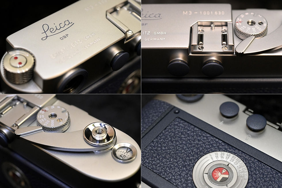 縮圖：Leica M3 SS Third Type /Restore「silver chrome x navy metallic」