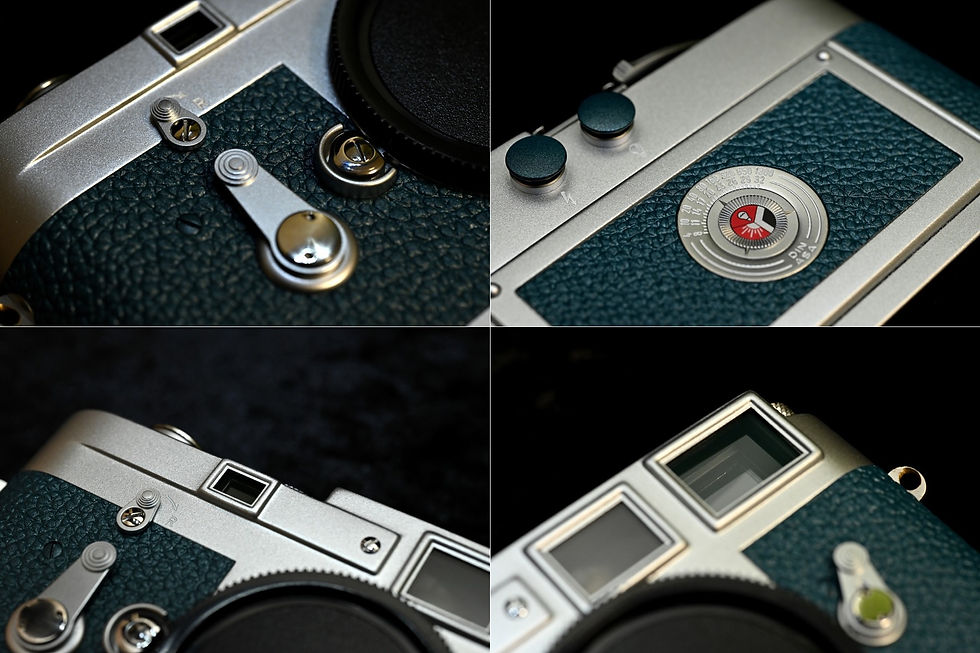 Miniature : Leica M3 SS Third Type /Restore「emerald greenX Chrome Silver Shiny finish」