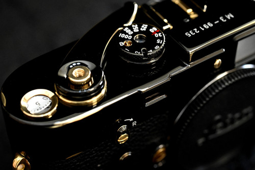 Leica M3 超光沢ピアノブラック ウェザリング仕上げ 高品位焼付塗装