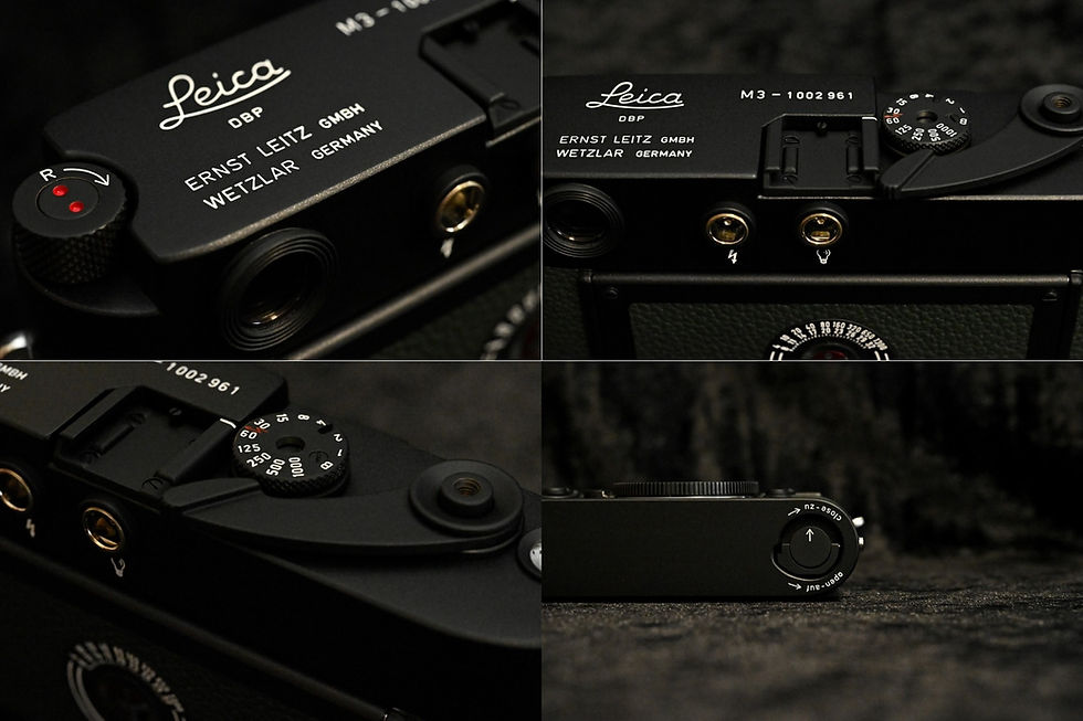 Miniaturbild: Leica M3 SS  1959 full restore custom order/black repaint camera body included