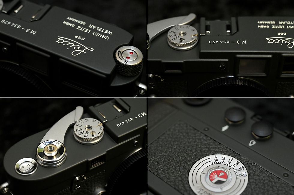 Miniature : Leica M3  Second Type DS / Restored product「Military Olive Silky Matte Finish」