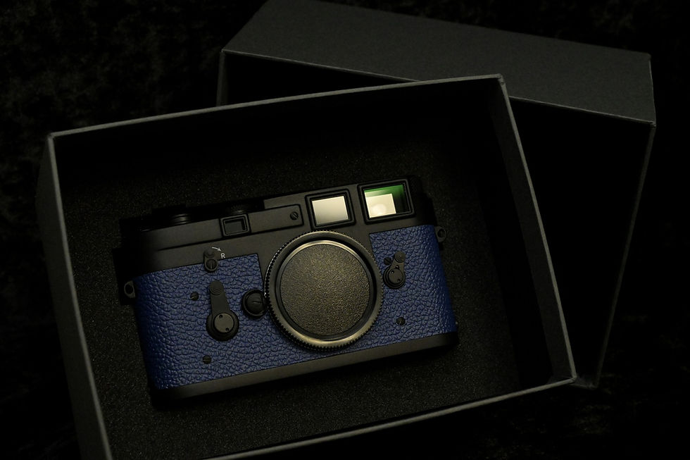 Miniaturbild: Leica M3 SS Third Type /Restored product 「Black X Midnight Blue Matte finish」