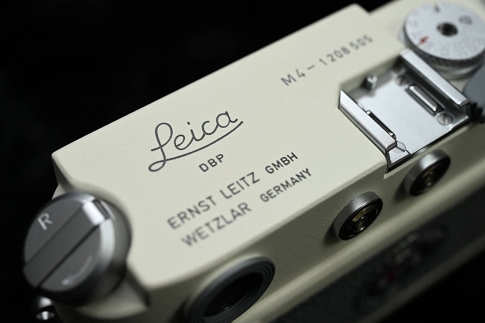 Miniature : Leica M4 full restore custom order/  レザートーン塗装アイボリーXグレー body included