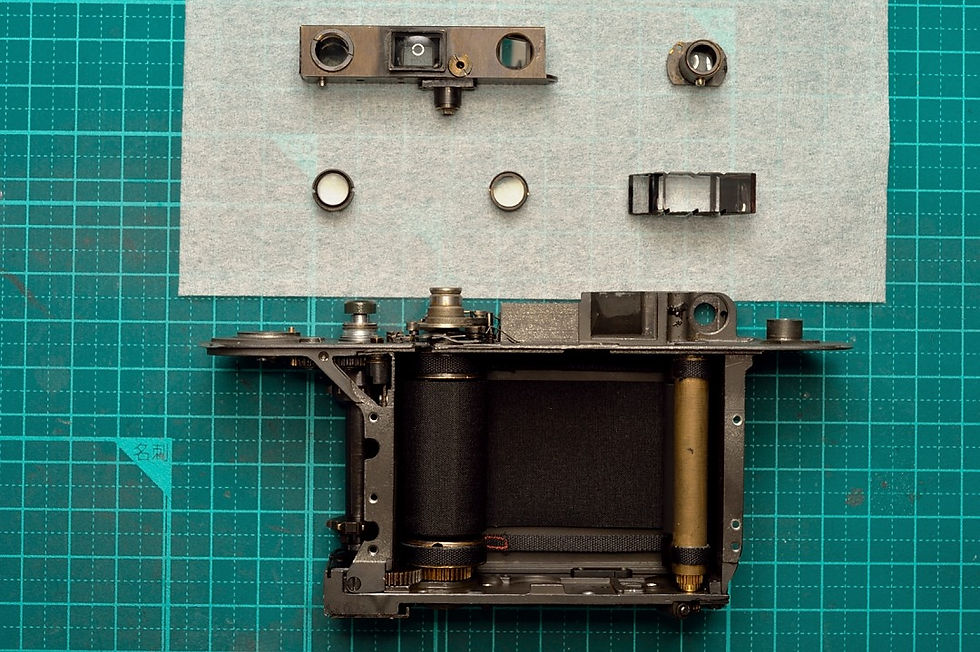 Miniature : Leica　ⅢC　+　NIKKOR-H・C　5ｃｍｆ＝1：2　オリーブドラブメタリックRepaint