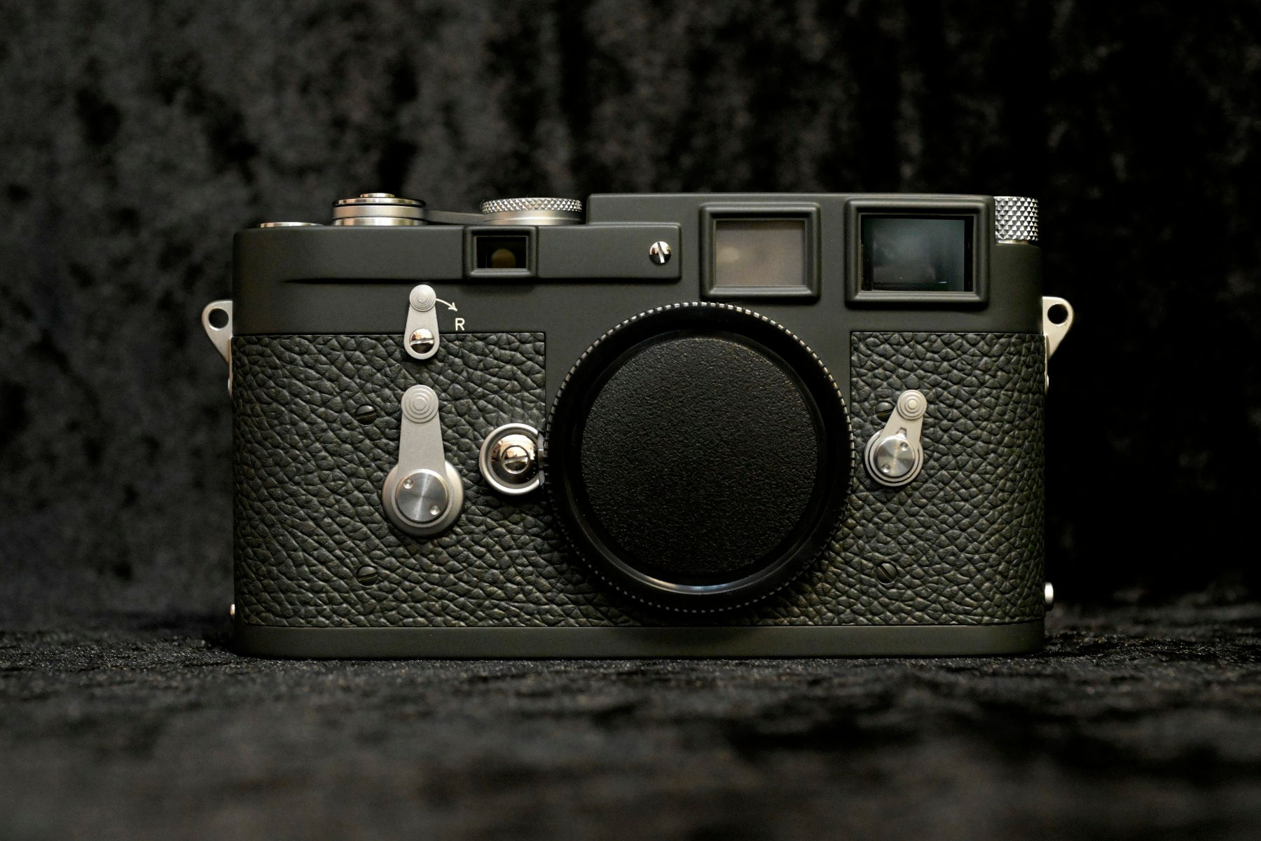 Leica M3 Second Type DS / Restored product「Military Olive Silky Matte Finish」