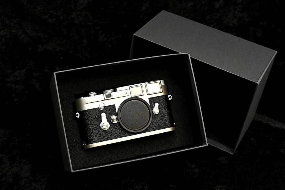Miniature : Leica M3 SS  1959 full restore custom order/  silver chrome body included