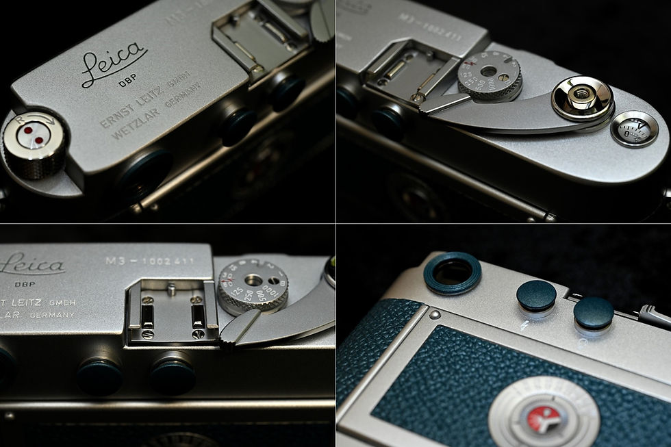 Miniature : Leica M3 SS Third Type /Restore「emerald greenX Chrome Silver Shiny finish」