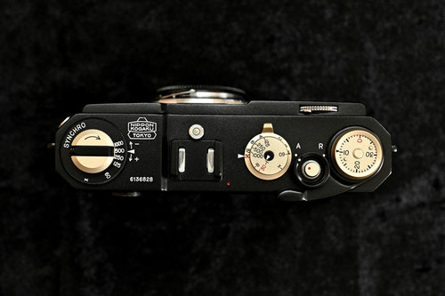 NIKON S2ボディ オーバーホール/整備済「Semi-gloss blackXChampagne