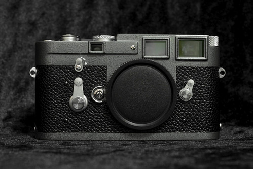 中古 Leica M3用ボトムプレート シルバークローム 裏蓋
