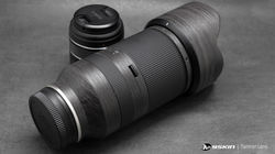 9Skin Tamron Lens - Black Wood 02