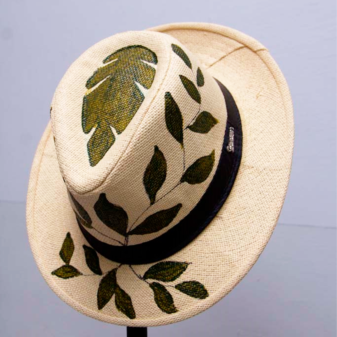 Chapéu da Pintura da Flor da Amzônia.
