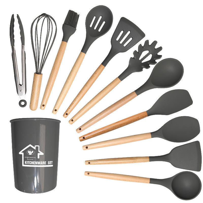 Thumbnail: 12-Piece Silicone Cooking Utensil Set
