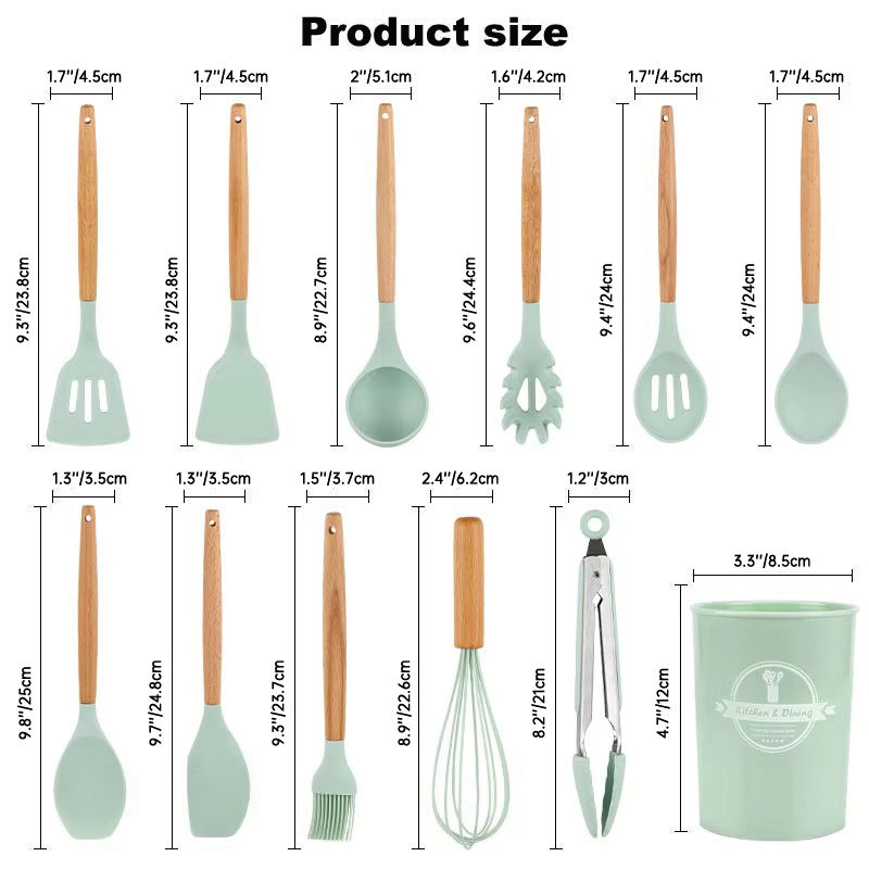 Thumbnail: 12-Piece Silicone Cooking Utensil Set