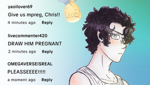 TikTok made me to draw my mpreg of my comic characters