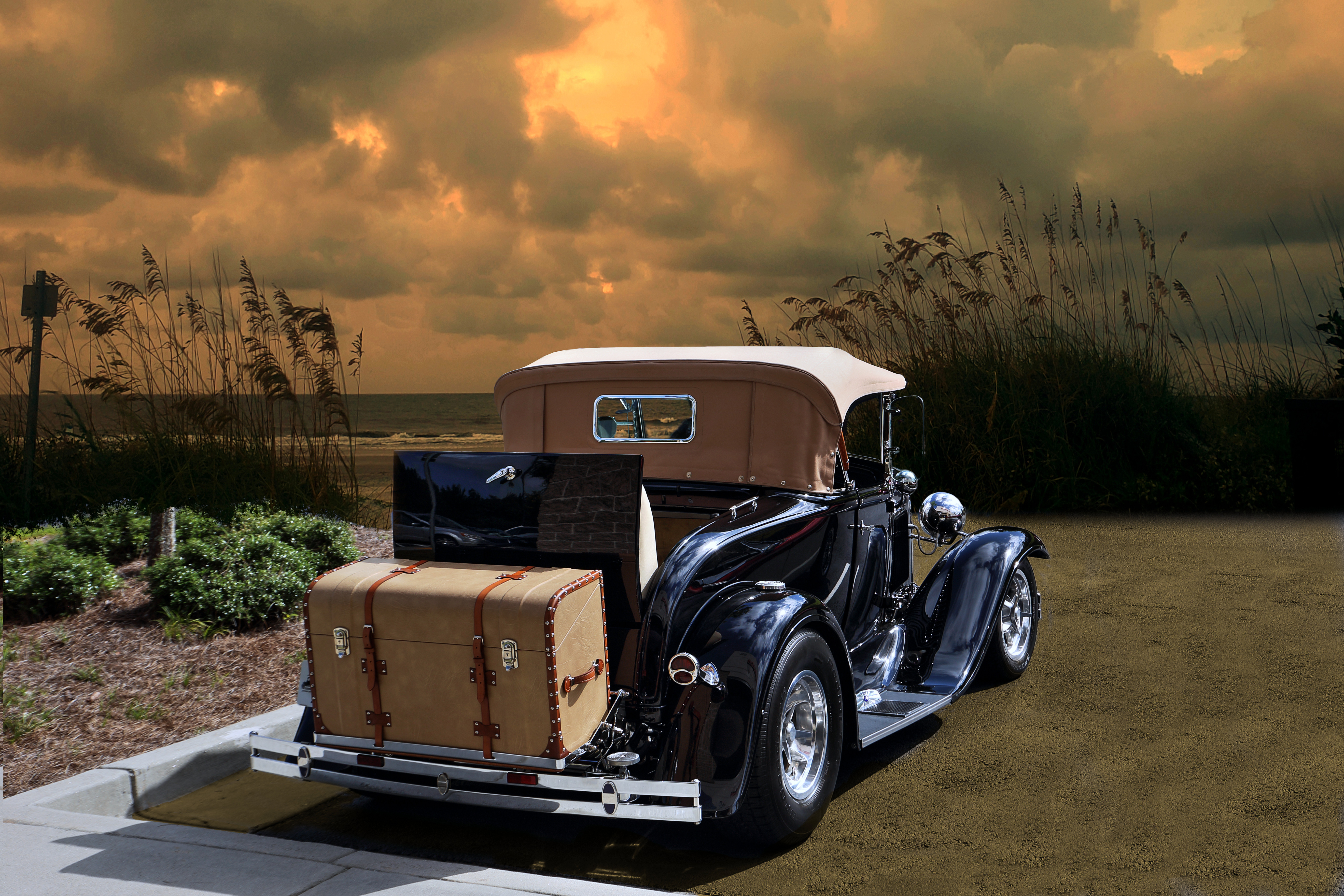 Modified 1929 Model A Ford Coupe
