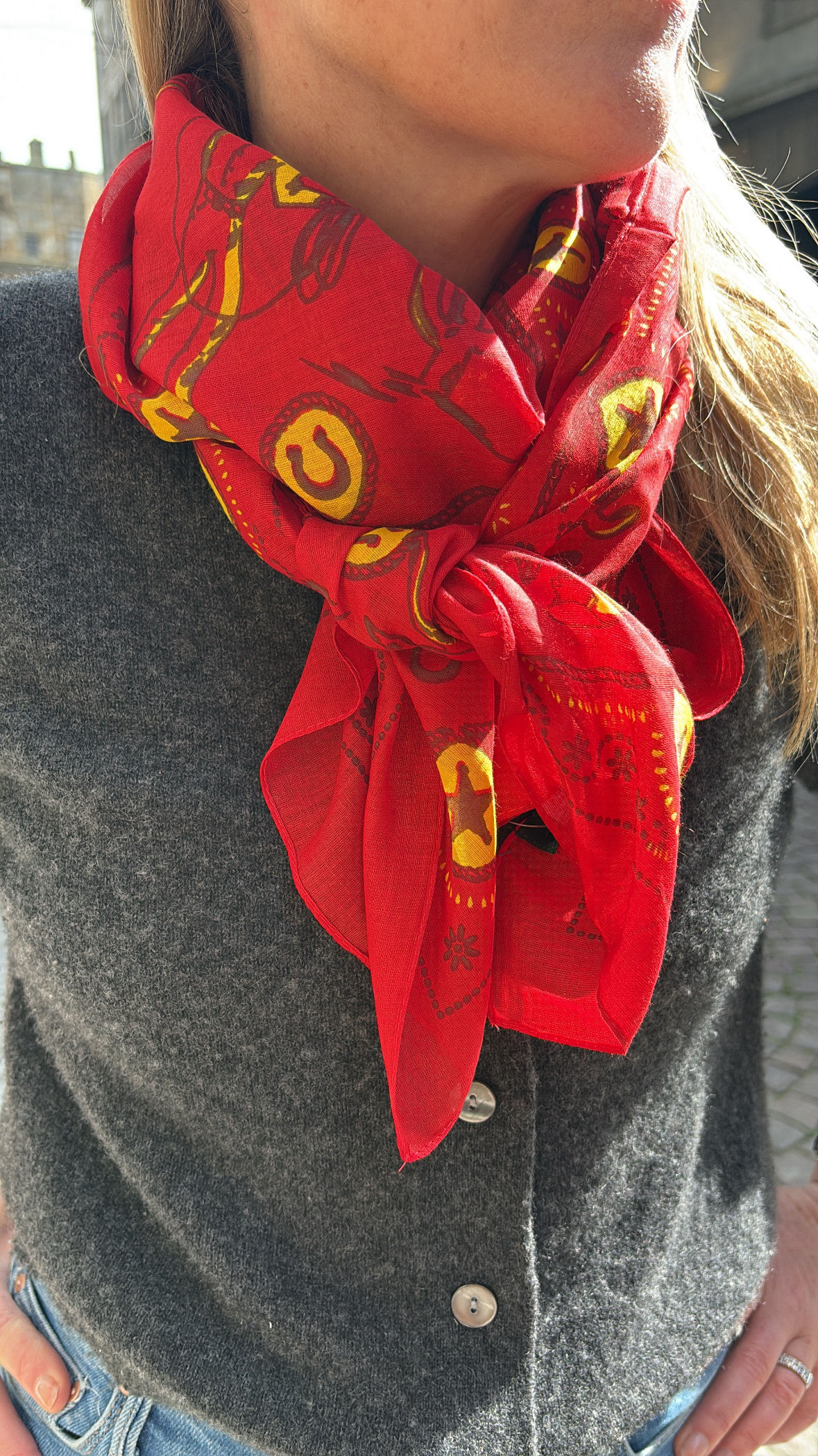 MAISON LECOMTE FLAMENT • Foulard