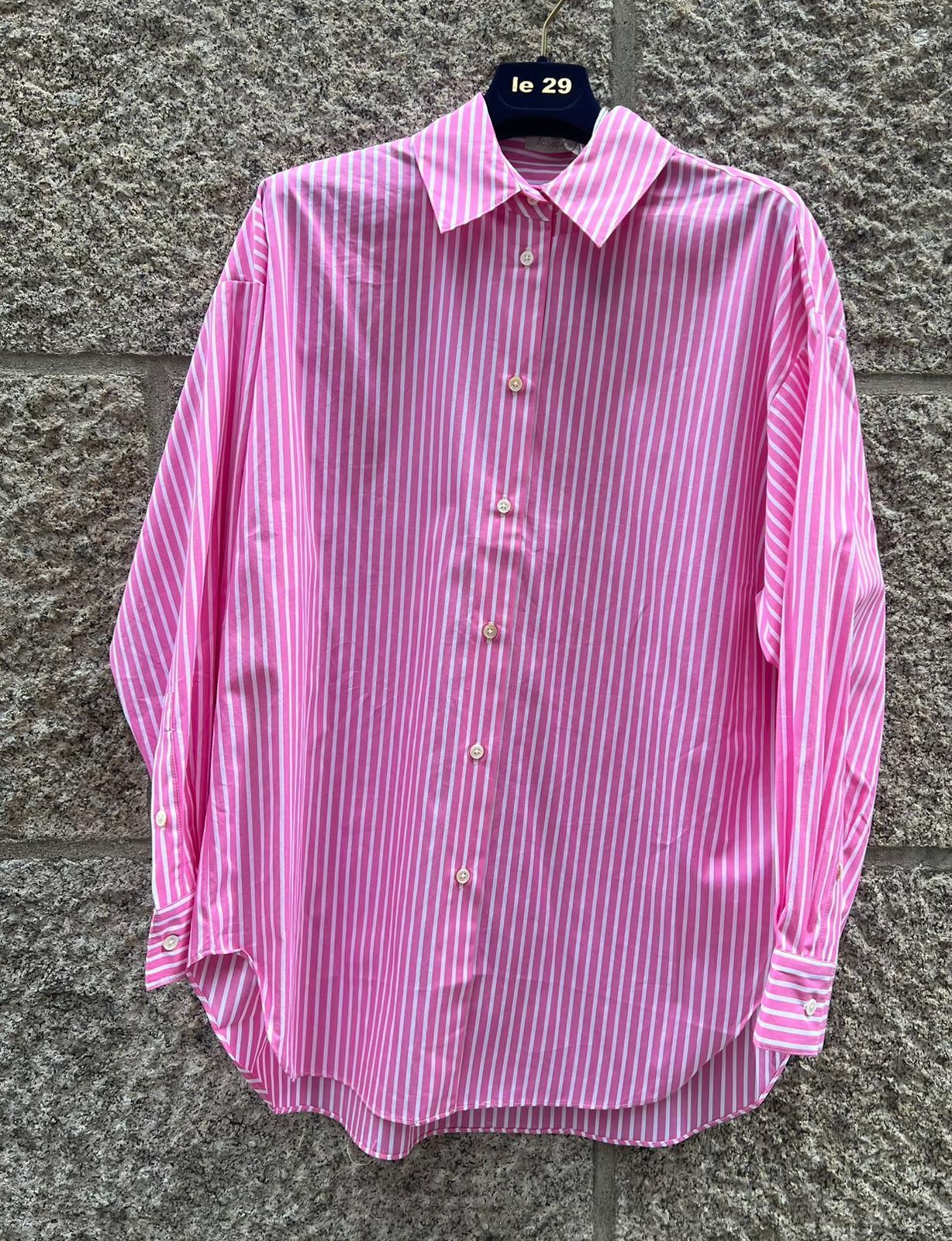 JC SOPHIE • Blouse Karly Pink stripes