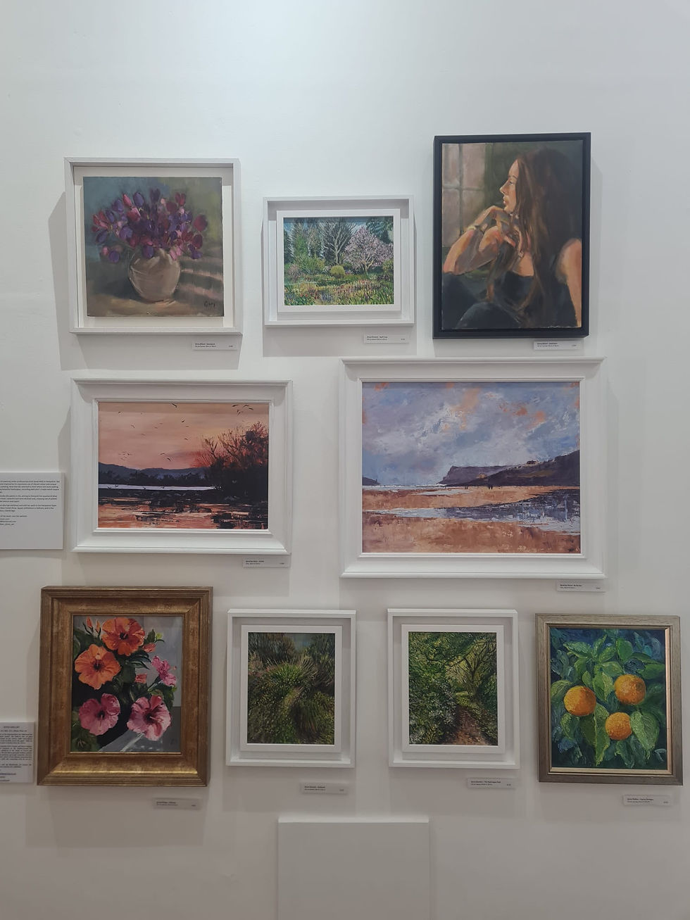 Thumbnail: Anna Clement – Outburst, Oil On Board 20cm X 25cm						