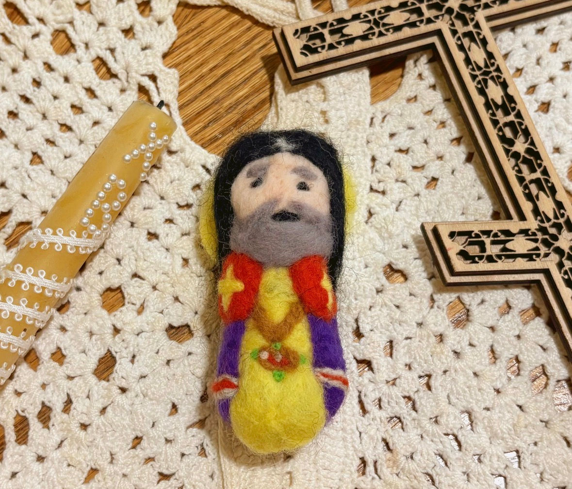 Saint John of Shanghai and San Francisco Handmade Doll