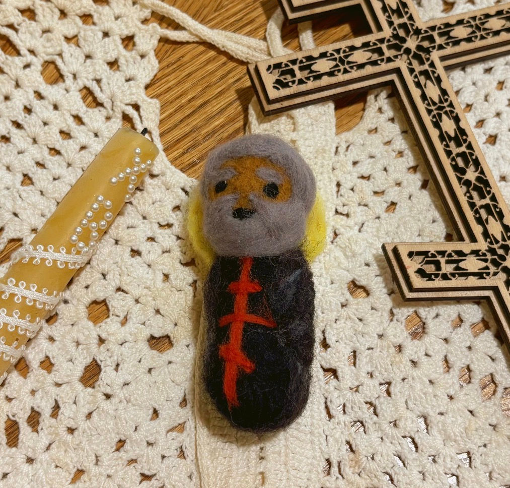 Saint Moses the Black Handmade Doll