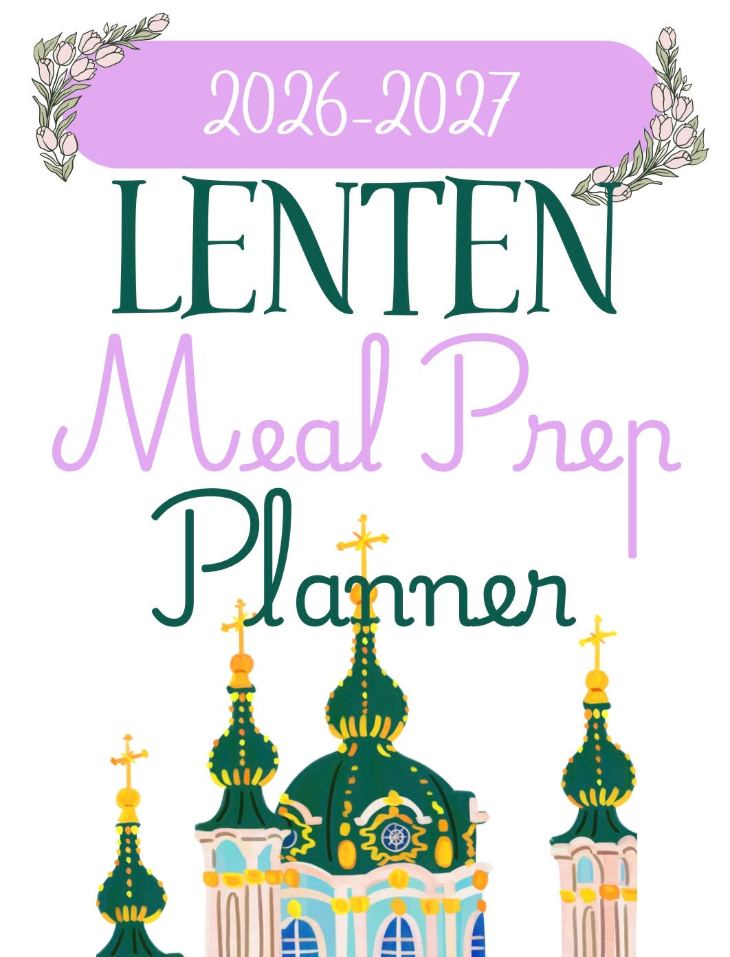 Printable Fasting Meal Prep Planner