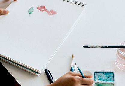 アーティストの絵画