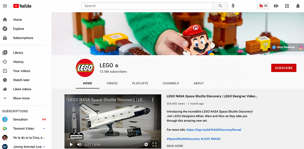 乐高 Youtube lego