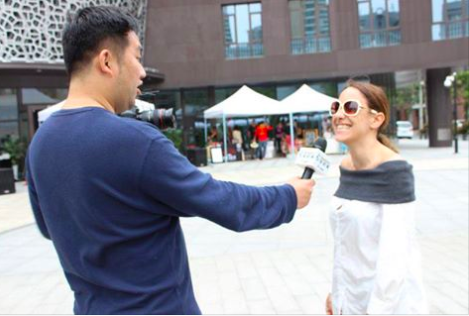Chinese TV interview