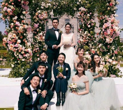 Zhang Ruoyun and Tang Yixin got married