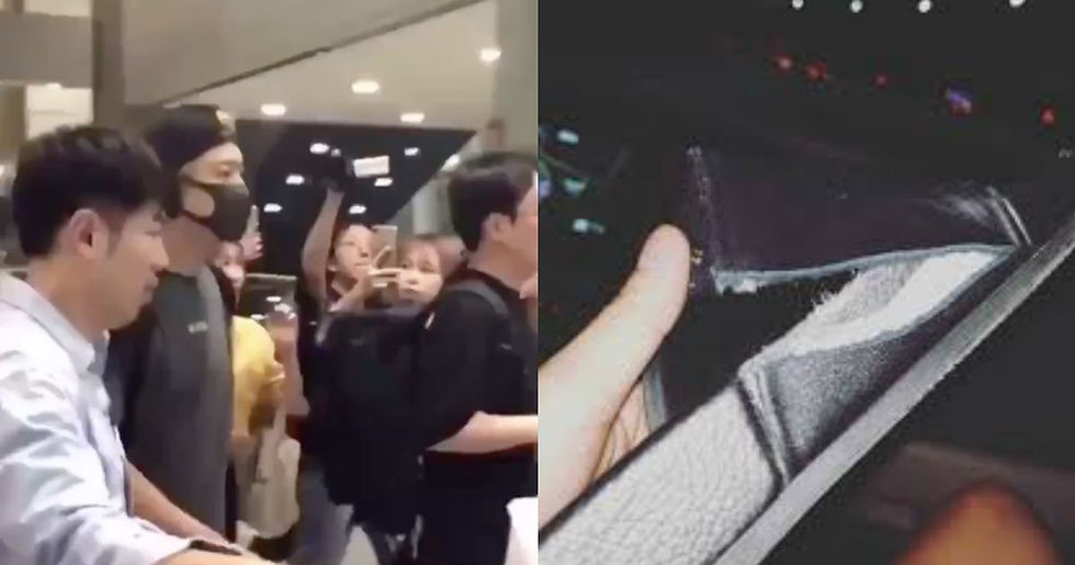 Chanyeol degli EXO chiede ai fan su Instagram di mantenere l'ordine e rimanere calmi in aeroporto dopo un incidente avvenuto per il troppo affollamento.
