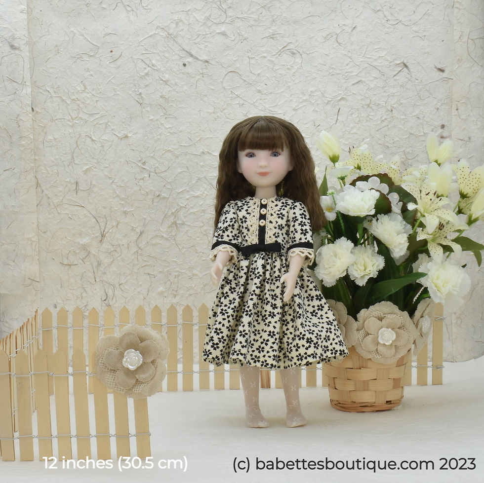 Thumbnail: Ruby Red Fashion Friends Black and Cream Dress
