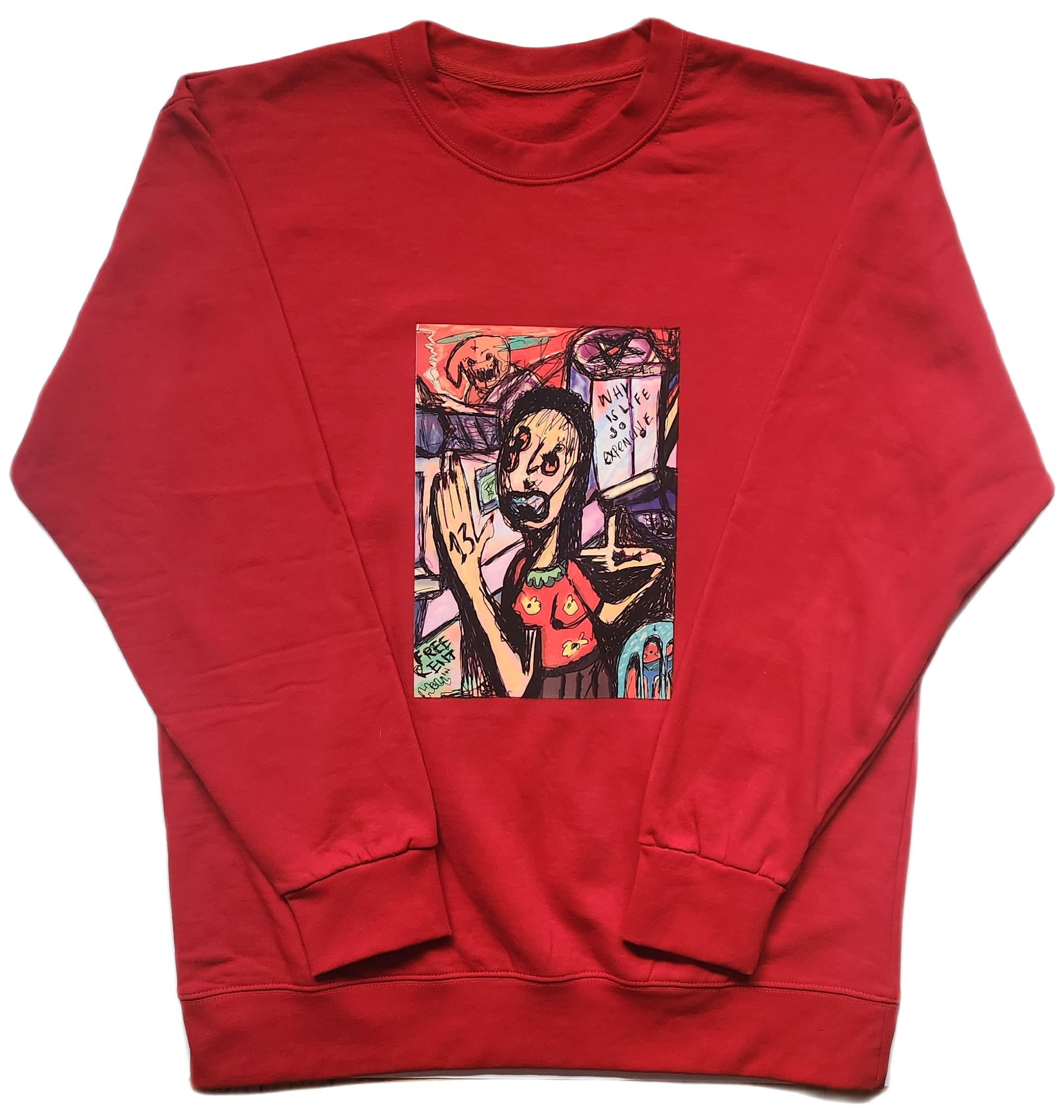 Free rent in hell sweatshirt