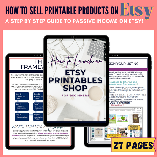 Etsy Printables Shop Success Guide