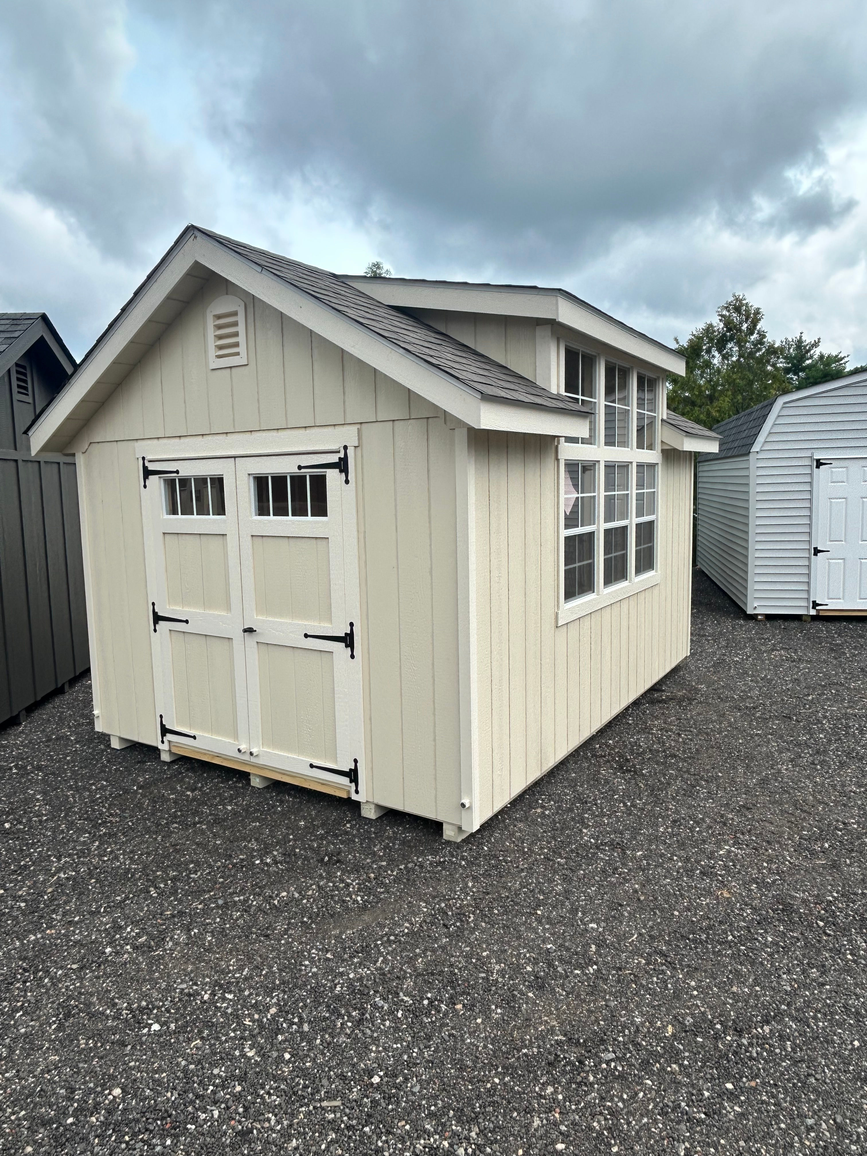 10x14 Almond Studio Dormer Classic Cottage