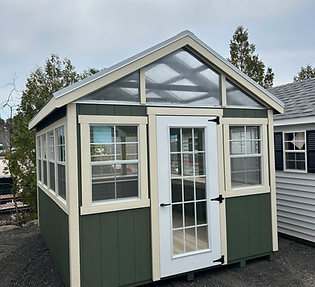 10x12 Olive Green Greenhouse