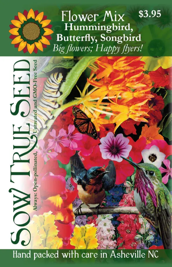 Hummingbird, Butterfly, and Songbird Flower mix