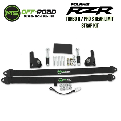 MTS Off-Road Polaris RZR Turbo R/Pro S Rear Limit Straps | NoCo Whips