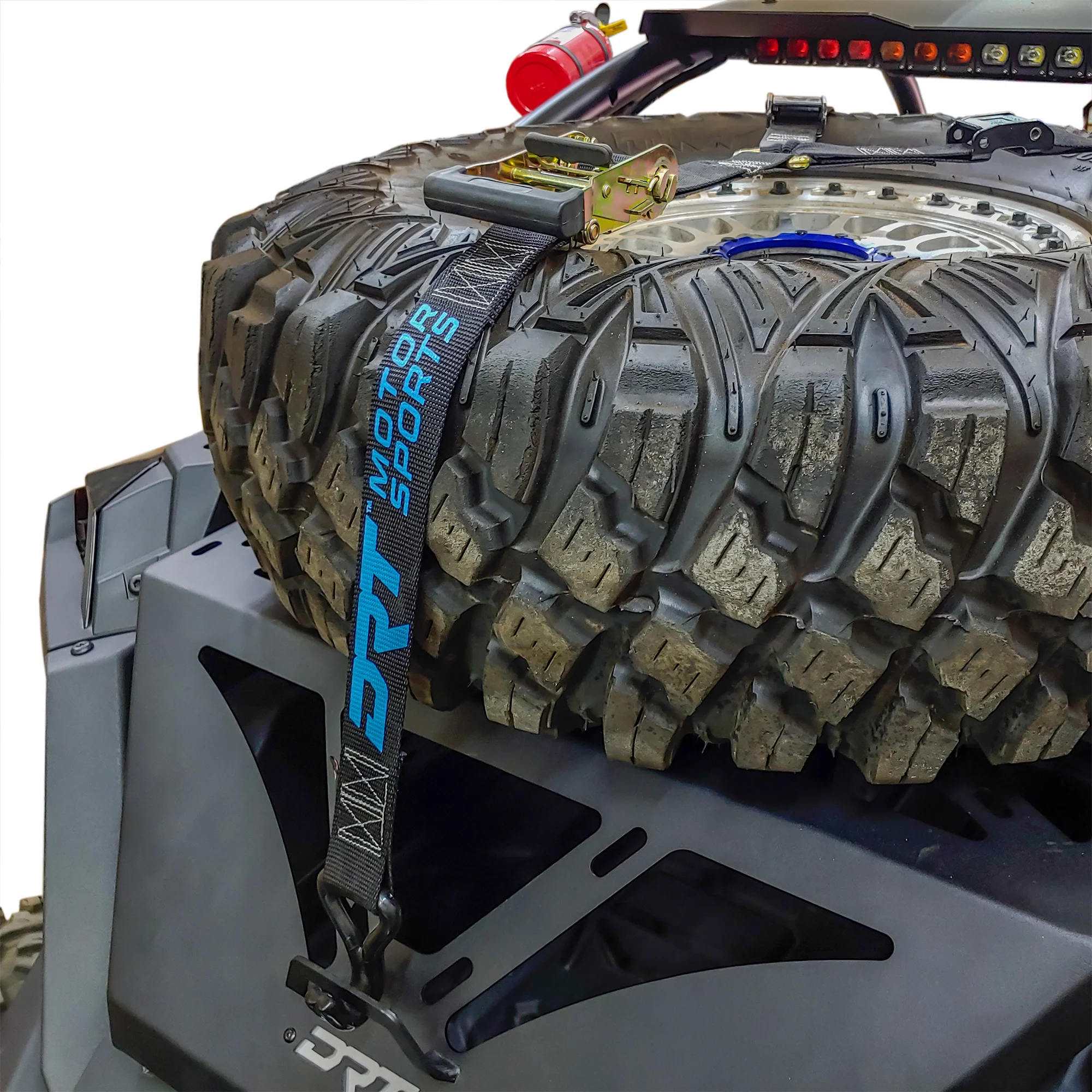 DRT RZR Pro XP / Pro R / Turbo R 2022+ Tire Carrier / Adventure Rack ...